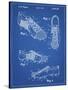 PP55-Blueprint Soccer Cleats Poster-Cole Borders-Stretched Canvas