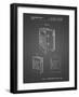 PP551-Black Grid Toshiba Walkman Patent Poster-Cole Borders-Framed Giclee Print