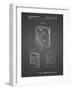 PP551-Black Grid Toshiba Walkman Patent Poster-Cole Borders-Framed Giclee Print