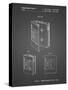 PP551-Black Grid Toshiba Walkman Patent Poster-Cole Borders-Stretched Canvas