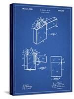 PP553-Blueprint Zippo Lighter Patent Poster-Cole Borders-Stretched Canvas