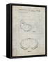 PP554-Antique Grid Parchment Ski Goggles Patent Poster-Cole Borders-Framed Stretched Canvas