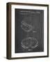 PP554-Chalkboard Ski Goggles Patent Poster-Cole Borders-Framed Giclee Print