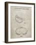 PP554-Sandstone Ski Goggles Patent Poster-Cole Borders-Framed Giclee Print