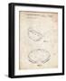 PP554-Vintage Parchment Ski Goggles Patent Poster-Cole Borders-Framed Giclee Print