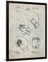 PP58-Antique Grid parchment Vintage Boxing Glove 1898 Patent Poster-Cole Borders-Framed Premium Giclee Print