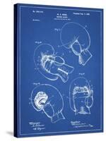 PP58-Blueprint Vintage Boxing Glove 1898 Patent Poster-Cole Borders-Stretched Canvas