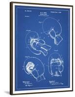 PP58-Blueprint Vintage Boxing Glove 1898 Patent Poster-Cole Borders-Framed Premium Giclee Print