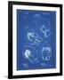 PP58-Blueprint Vintage Boxing Glove 1898 Patent Poster-Cole Borders-Framed Giclee Print