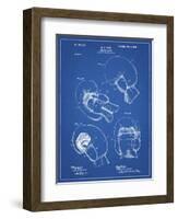 PP58-Blueprint Vintage Boxing Glove 1898 Patent Poster-Cole Borders-Framed Giclee Print