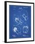 PP58-Blueprint Vintage Boxing Glove 1898 Patent Poster-Cole Borders-Framed Giclee Print