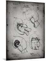 PP58-Faded Grey Vintage Boxing Glove 1898 Patent Poster-Cole Borders-Mounted Giclee Print