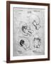 PP58-Slate Vintage Boxing Glove 1898 Patent Poster-Cole Borders-Framed Giclee Print