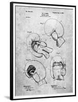 PP58-Slate Vintage Boxing Glove 1898 Patent Poster-Cole Borders-Framed Premium Giclee Print