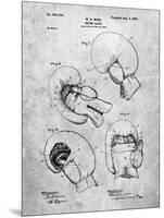 PP58-Slate Vintage Boxing Glove 1898 Patent Poster-Cole Borders-Mounted Premium Giclee Print