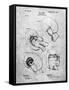 PP58-Slate Vintage Boxing Glove 1898 Patent Poster-Cole Borders-Framed Stretched Canvas