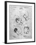 PP58-Slate Vintage Boxing Glove 1898 Patent Poster-Cole Borders-Framed Giclee Print