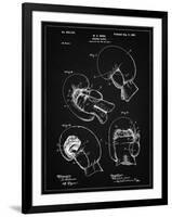 PP58-Vintage Black Vintage Boxing Glove 1898 Patent Poster-Cole Borders-Framed Premium Giclee Print