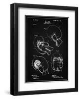 PP58-Vintage Black Vintage Boxing Glove 1898 Patent Poster-Cole Borders-Framed Premium Giclee Print