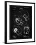 PP58-Vintage Black Vintage Boxing Glove 1898 Patent Poster-Cole Borders-Framed Giclee Print