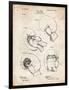 PP58-Vintage Parchment Vintage Boxing Glove 1898 Patent Poster-Cole Borders-Framed Giclee Print