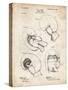 PP58-Vintage Parchment Vintage Boxing Glove 1898 Patent Poster-Cole Borders-Stretched Canvas