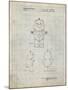 PP589-Antique Grid Parchment Good luck Care Bear Patent Poster-Cole Borders-Mounted Giclee Print