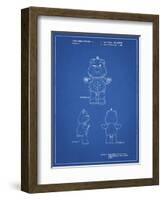 PP589-Blueprint Good luck Care Bear Patent Poster-Cole Borders-Framed Giclee Print