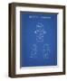 PP589-Blueprint Good luck Care Bear Patent Poster-Cole Borders-Framed Giclee Print