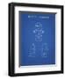 PP589-Blueprint Good luck Care Bear Patent Poster-Cole Borders-Framed Giclee Print