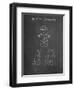 PP589-Chalkboard Good luck Care Bear Patent Poster-Cole Borders-Framed Giclee Print