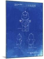 PP589-Faded Blueprint Good luck Care Bear Patent Poster-Cole Borders-Mounted Giclee Print