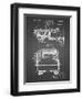 PP59-Black Grid Army Troops Transport Truck Patent Poster-Cole Borders-Framed Giclee Print