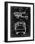 PP59-Black Grunge Army Troops Transport Truck Patent Poster-Cole Borders-Framed Giclee Print