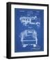 PP59-Blueprint Army Troops Transport Truck Patent Poster-Cole Borders-Framed Giclee Print