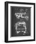 PP59-Chalkboard Army Troops Transport Truck Patent Poster-Cole Borders-Framed Giclee Print