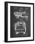 PP59-Chalkboard Army Troops Transport Truck Patent Poster-Cole Borders-Framed Giclee Print