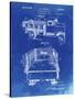 PP59-Faded Blueprint Army Troops Transport Truck Patent Poster-Cole Borders-Stretched Canvas