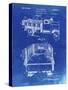 PP59-Faded Blueprint Army Troops Transport Truck Patent Poster-Cole Borders-Stretched Canvas