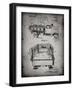 PP59-Faded Grey Army Troops Transport Truck Patent Poster-Cole Borders-Framed Giclee Print