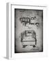 PP59-Faded Grey Army Troops Transport Truck Patent Poster-Cole Borders-Framed Giclee Print