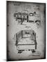 PP59-Faded Grey Army Troops Transport Truck Patent Poster-Cole Borders-Mounted Giclee Print