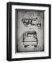 PP59-Faded Grey Army Troops Transport Truck Patent Poster-Cole Borders-Framed Premium Giclee Print