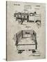 PP59-Sandstone Army Troops Transport Truck Patent Poster-Cole Borders-Stretched Canvas