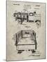 PP59-Sandstone Army Troops Transport Truck Patent Poster-Cole Borders-Mounted Giclee Print