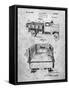 PP59-Slate Army Troops Transport Truck Patent Poster-Cole Borders-Framed Stretched Canvas