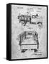 PP59-Slate Army Troops Transport Truck Patent Poster-Cole Borders-Framed Stretched Canvas