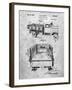 PP59-Slate Army Troops Transport Truck Patent Poster-Cole Borders-Framed Giclee Print