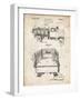 PP59-Vintage Parchment Army Troops Transport Truck Patent Poster-Cole Borders-Framed Giclee Print