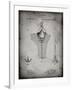 PP599-Faded Grey Water Buoy Patent Poster-Cole Borders-Framed Giclee Print